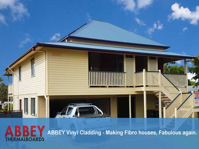 Vinyl Cladding - Rockhampton House by ABBEY Cladding