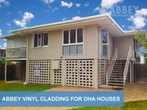 Vinyl Cladding ABBEY, Mocha Colour - Defence Housing Australia Project