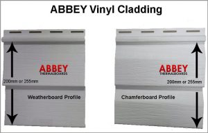 ABBEY Vinyl Cladding - Weatherboard, Chamferboard Profiles