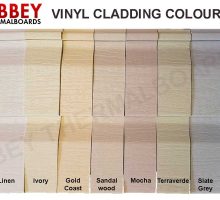 ABBEY Vinyl Cladding Colours